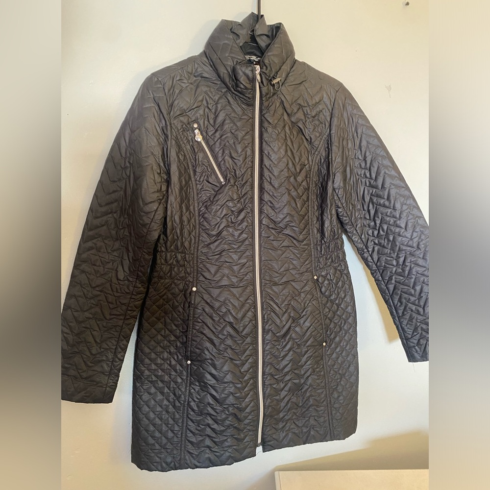 Women's Quilted Black Jacket